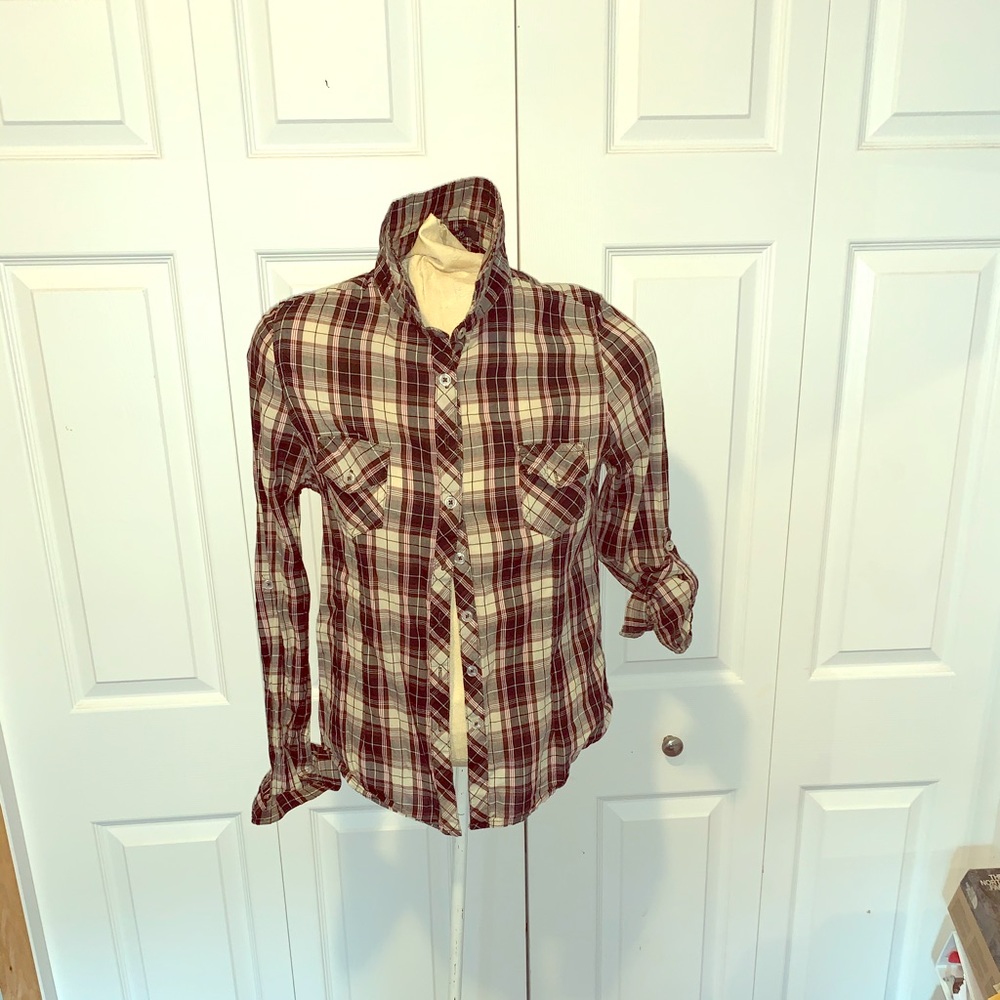 Checked top (Blue Notes )